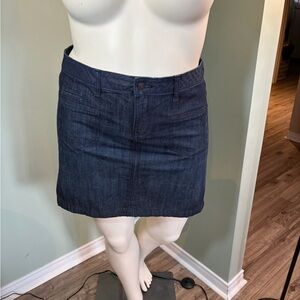 171. Old Navy Dark Blue Denim Mini Skirt - Classic Women's Skirt